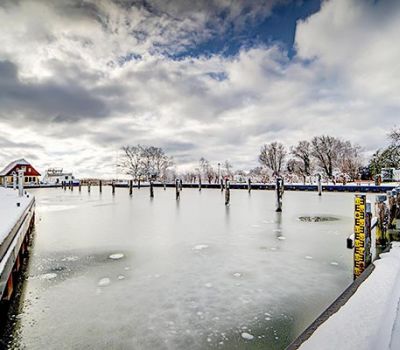 Hafen Born - Winter